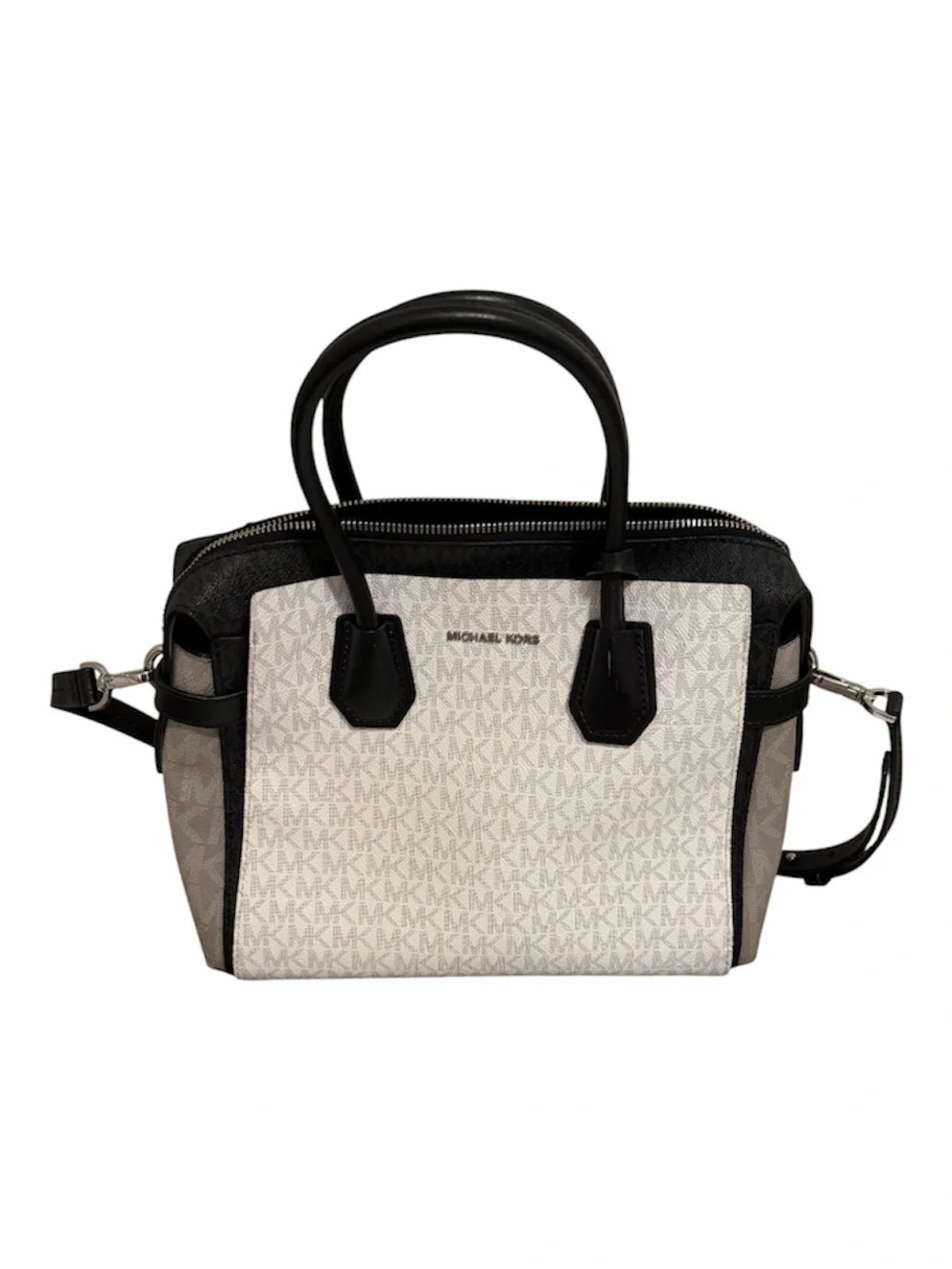 Michael Kors Mercer Medium Belted Satchel purse bag